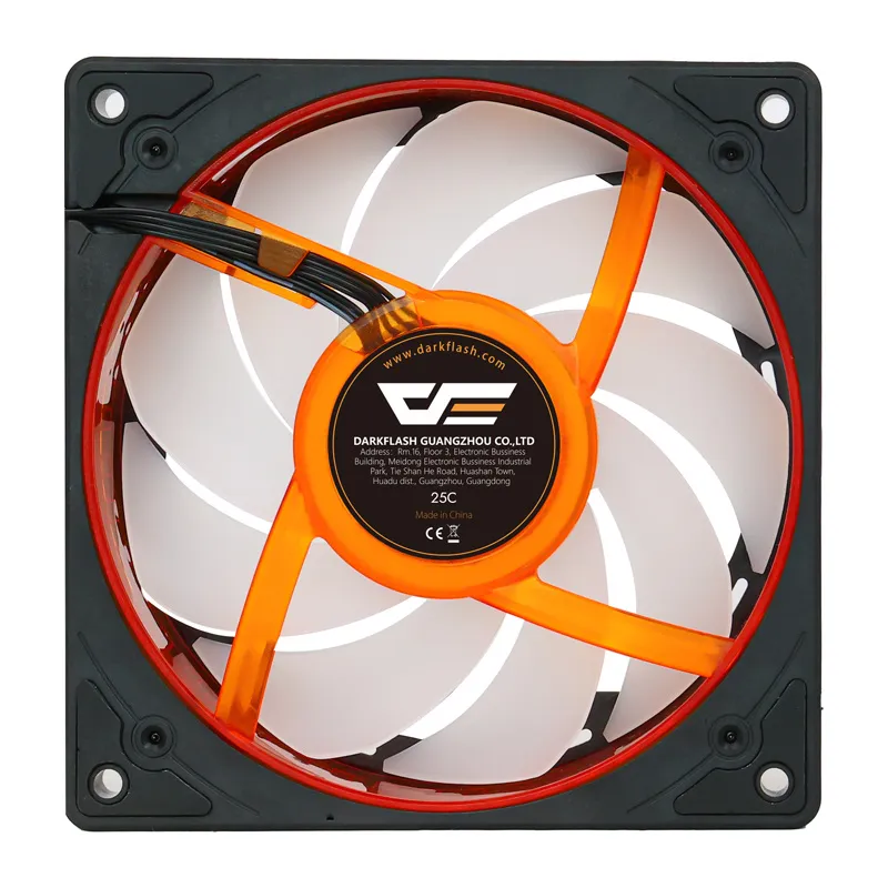 Darkflash DE8 dzesēšanas ventilators (melns) universāls