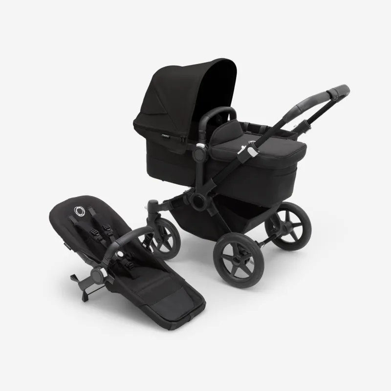 Bugaboo Donkey 5 Mono tesksīls melns