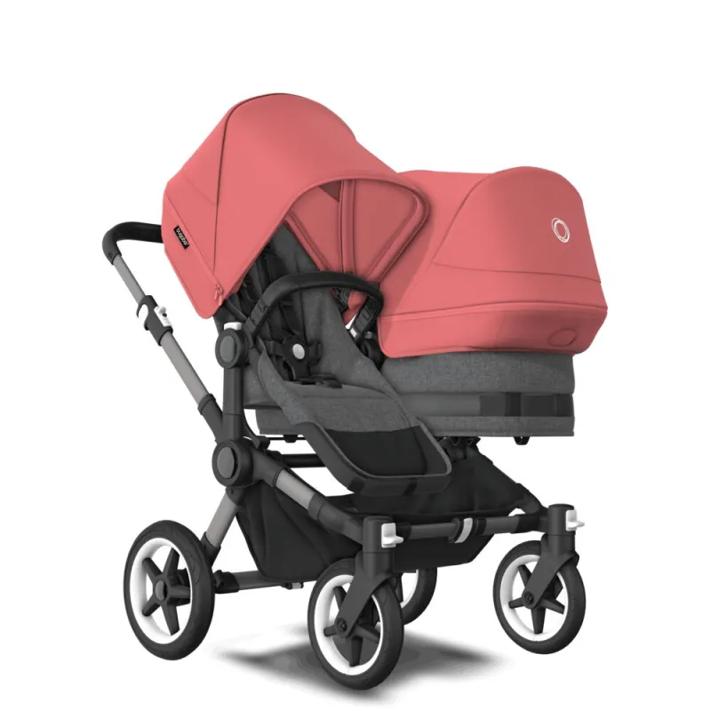 Bugaboo Donkey 5 Duo, tekstīls grey