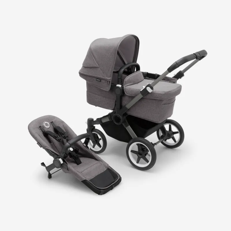 Bugaboo Donkey 5 Mono tesksīls pelēks