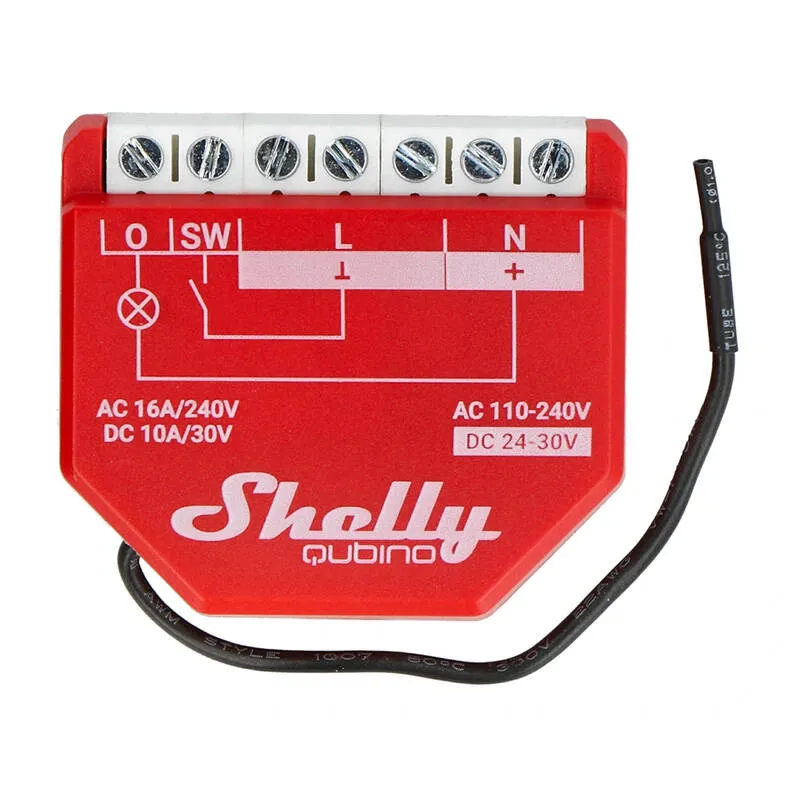 Shelly Qubino Wave1PM Kontrolieris, 1 kanāls