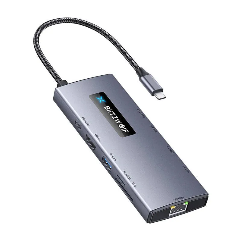 10-in-1 HUB adapter Blitzwolf BW-NEW TH8