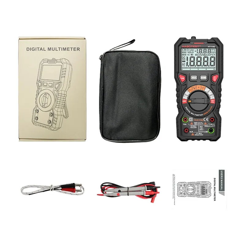 Habotest HT118E Universālais digitālais multimetrs ar