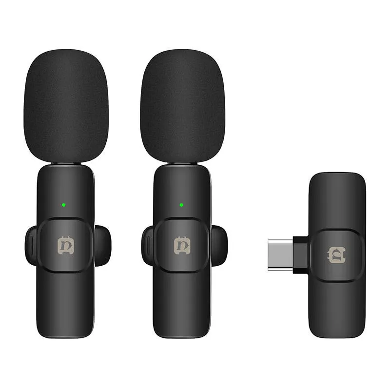 Bezvadu mikrofons Puluz PU3151B Lavalier tipa