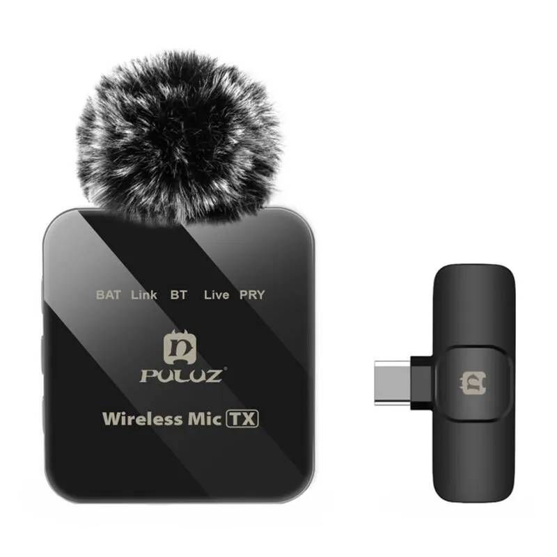 Bezvadu Lavaliera Mikrofons PULUZ PU648B (USB-C)