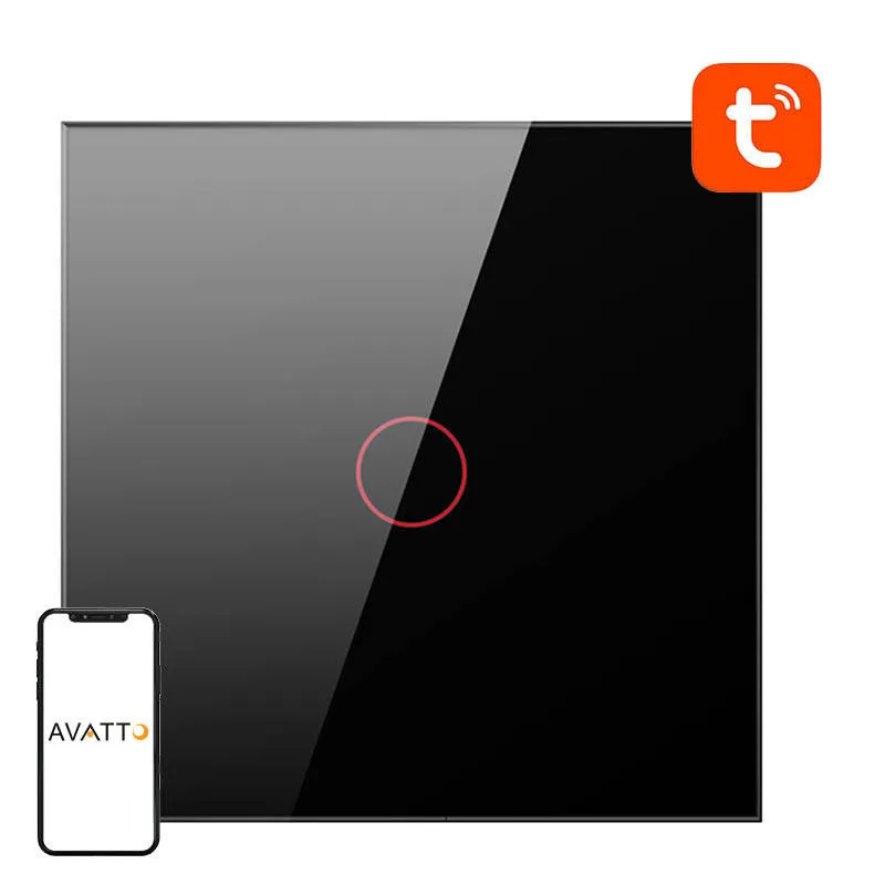 Gudrs WiFi gaismas slēdzis Avatto TS02-EU-B1