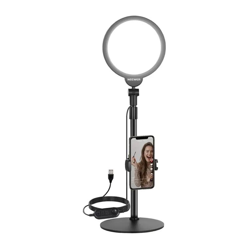 Neewer R06 18cm Apaļais LED telefonu