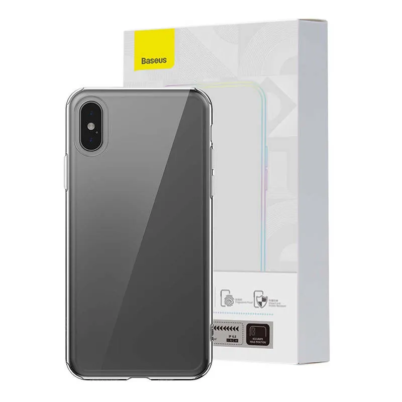 Caurspīdīgs Baseus Simple lietu vāciņš iPhone