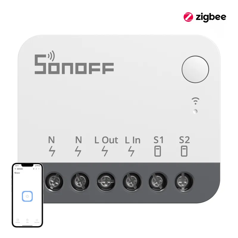Smart ZigBee mini slēdzis SONOFF ZBMINIR2